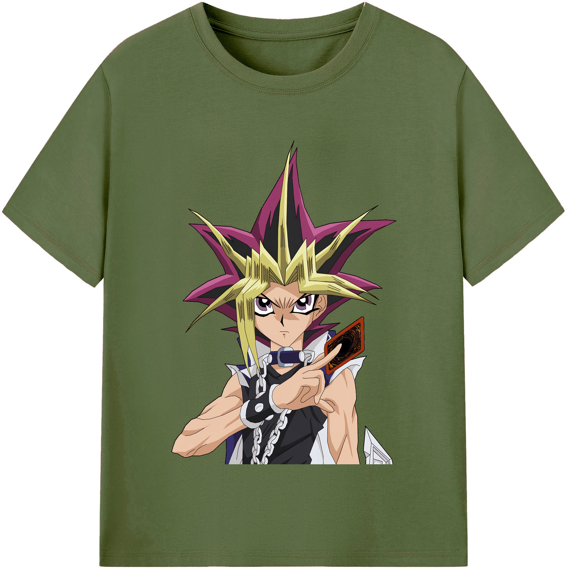（画像用） 遊☆戯☆王 Yu-Gi-Oh! 綿100％半袖Tシャツ（フロントプリント）